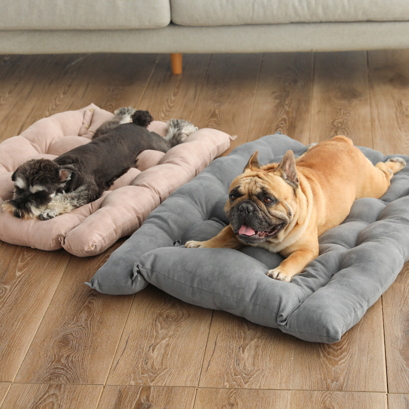 Summer Folding Dog Sofa Bed Soft Pet Mat Method To Fight Small And Medium-Sized Dog Pet Kennel